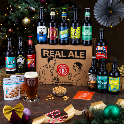 Traditional British Real Ale Christmas Hamper (12 x 500ml Bottles)