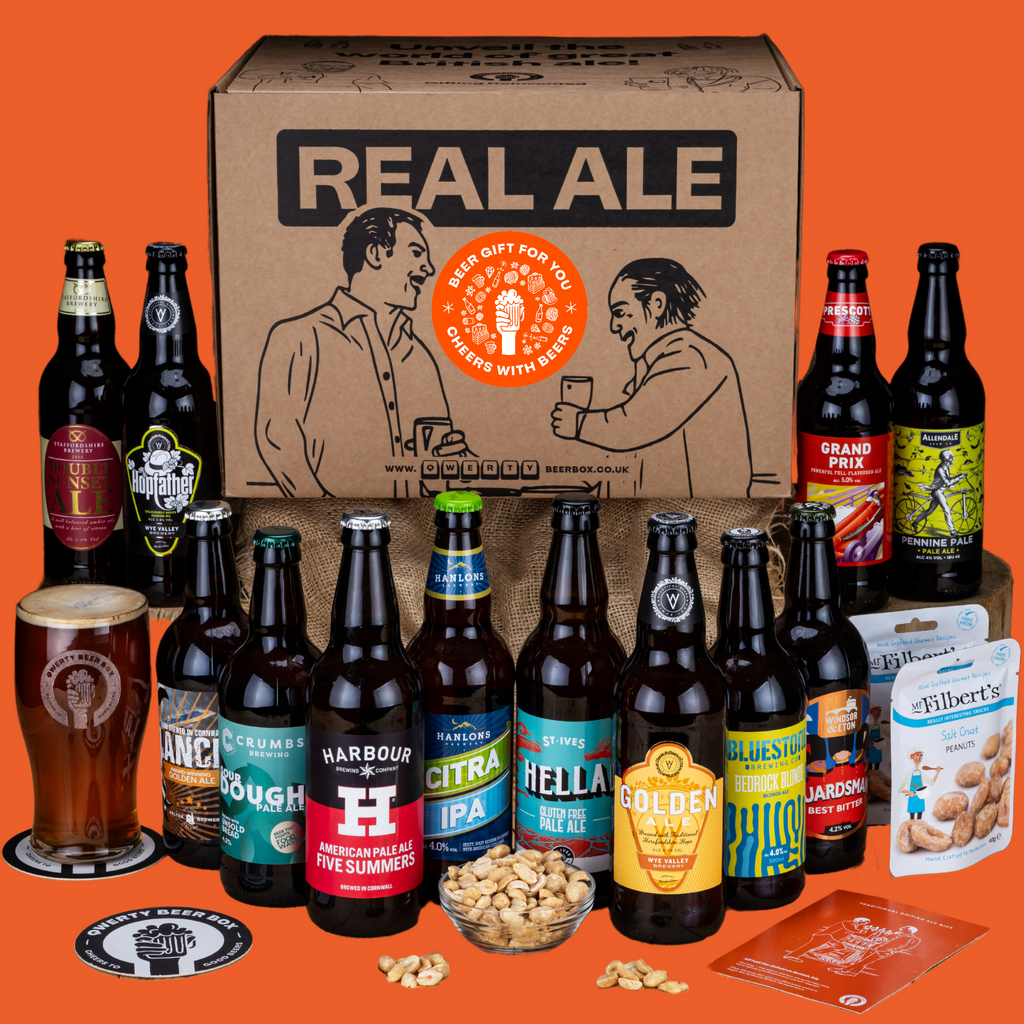 Real Ale Ramsbottom Traditional Real Ale Gift - Real Ale Lovers Gift | QWERTY Beer Box