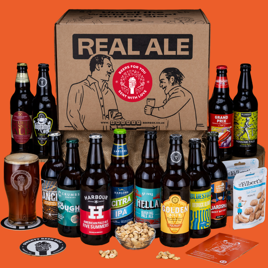 Traditional Real Ale Gift - Real Ale Lovers Gift | QWERTY Beer Box