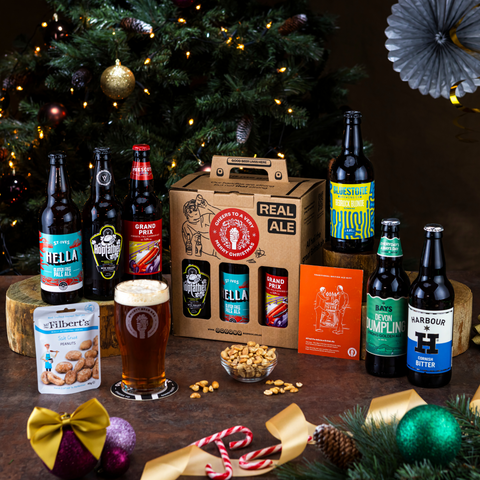 Traditional British Real Ale Christmas Hamper (6 x 500ml Bottles)