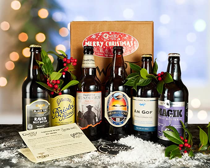 Traditional British Real Ale Christmas Hamper (6 x 500ml Bottles)
