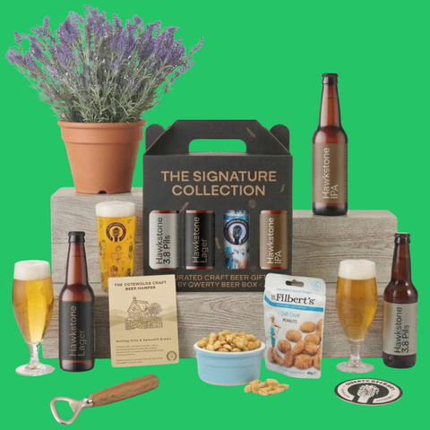 The Cotswolds Craft Beer & Snack Hamper featuring Hawkstone