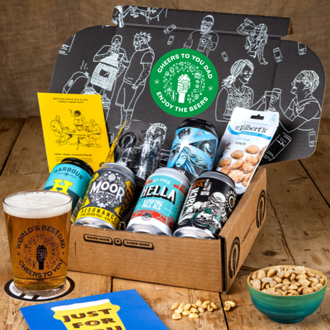 Pale Ale & IPA Cheers Dad Craft Beer Gift Hamper
